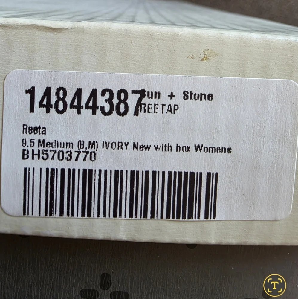 NIB Sun + Stone Faux Leather Platform Heels Size 9.5 Reeta Ivory